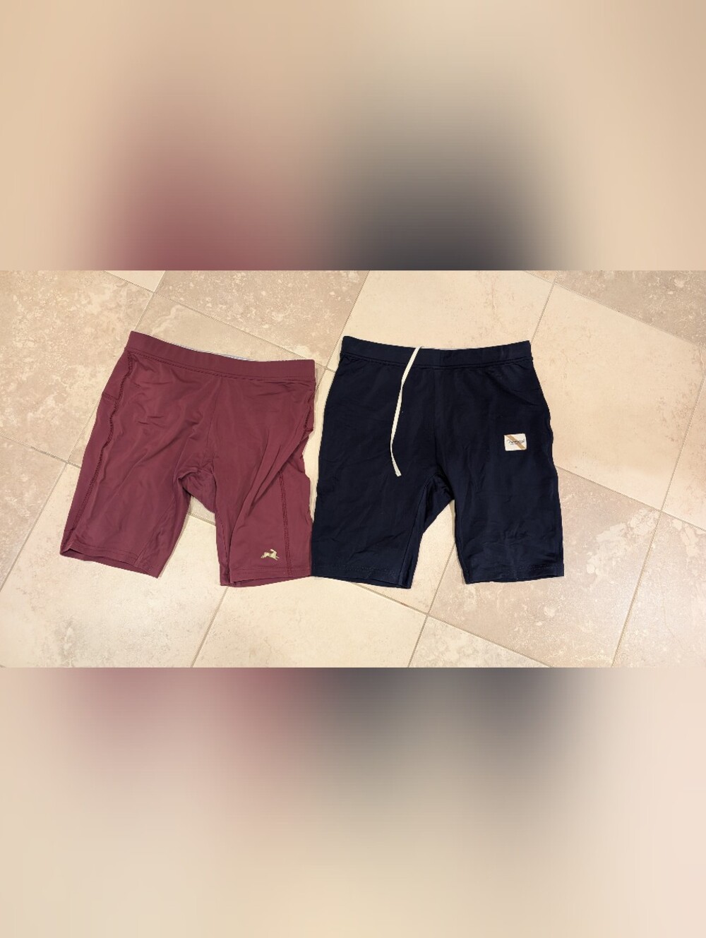 Tracksmith 2 Pairs Half Tights Men's Large. Unlined.